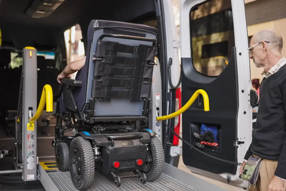 Wheelchair-accessible disability van in Seymour