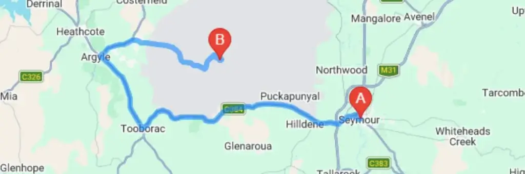 Puckapunyal taxi trip